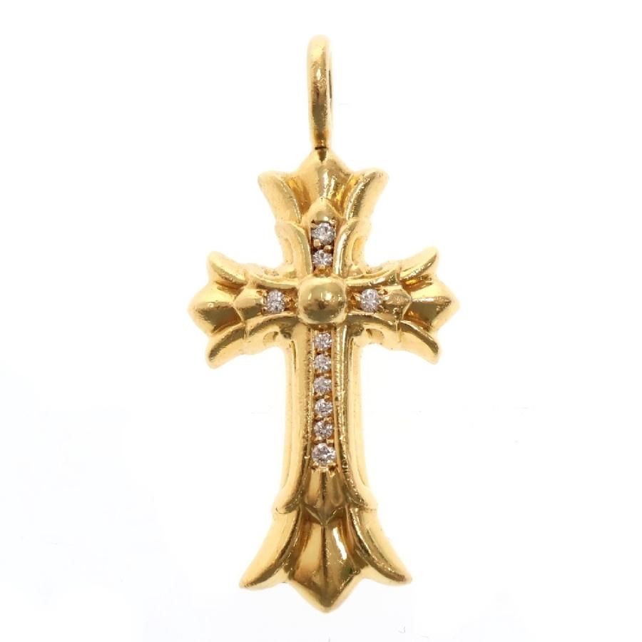 CHROME HEARTS（クロムハーツ） 22K DBL CH CRS P/DIA ダブルCHクロス 
