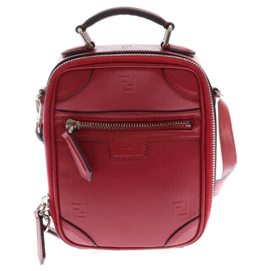 FENDIレザー2wayバック赤 FENDI フェンディ ドットコム ハンドバッグ