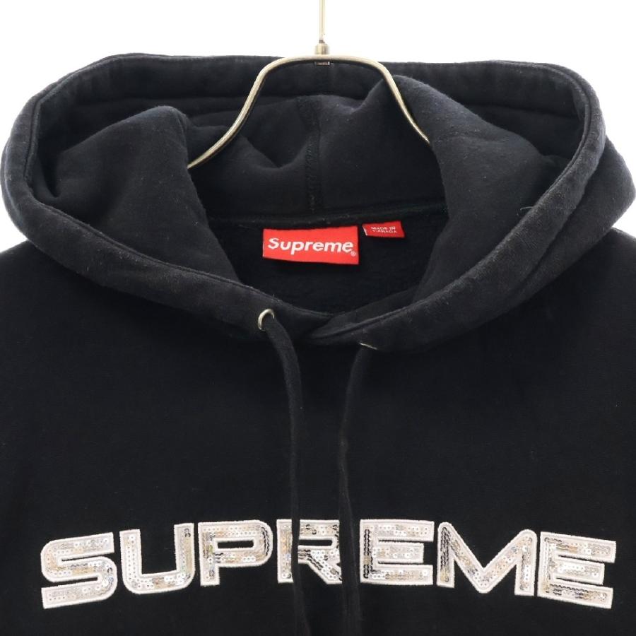 Supreme（シュプリーム） 17SS Sequin Logo Hooded Sweatshirt