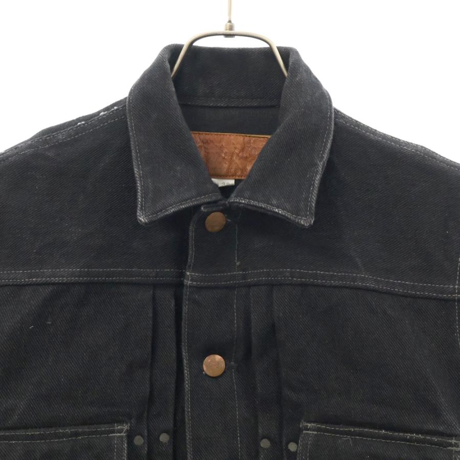 WEST RIDE ウエストライド 6B デニムジャケット Gジャン ブラック