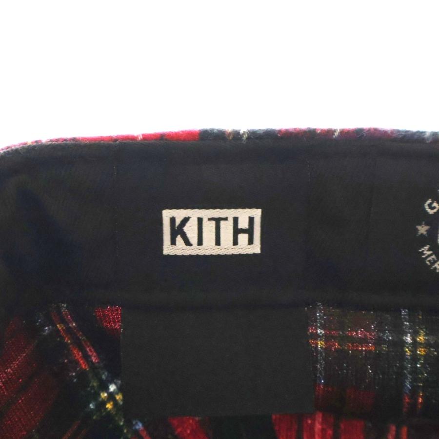KITH（キス） ×New Era Plaid New York Yankees チェック柄 ロゴ刺繍