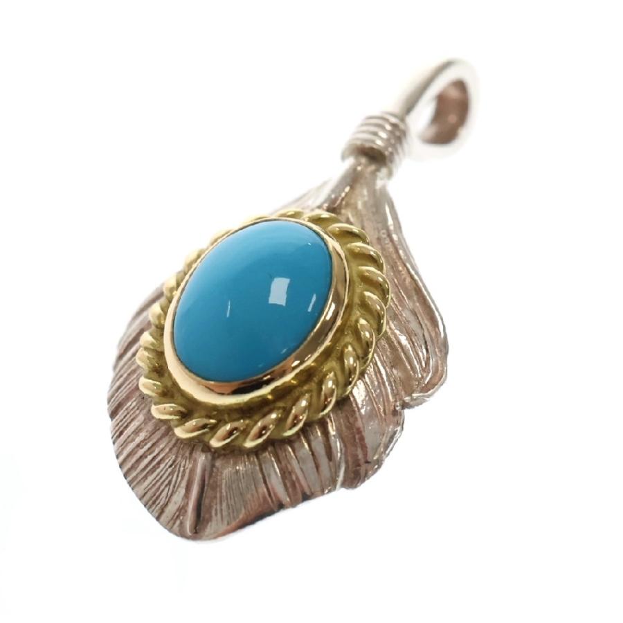 goro's ゴローズ　上金金縄ターコイズフェザー左向き　現行 goro's (ゴローズ) スターターセット 現行上金金縄ターコイズ特大