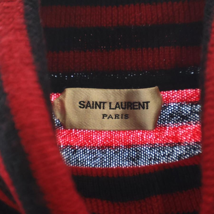 SAINT LAURENT PARIS サンローランパリ 21AW ボーダー タートルネック