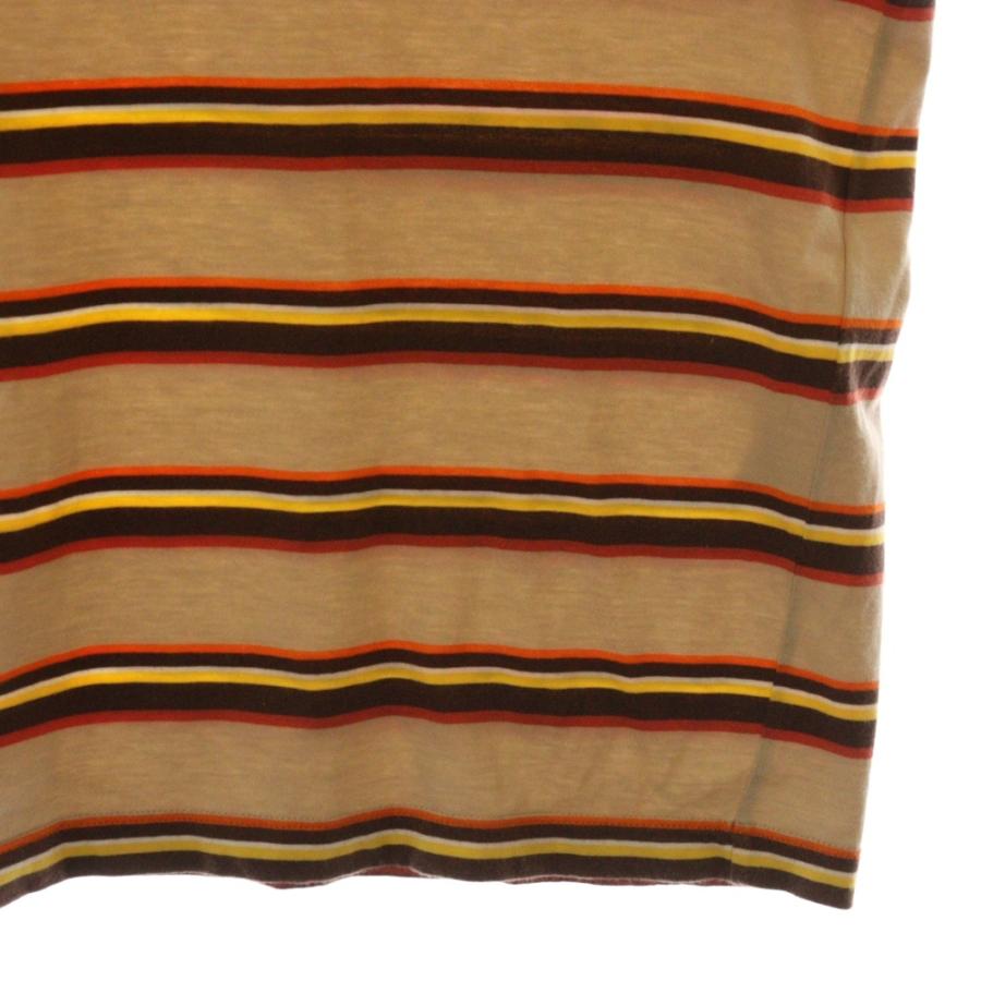 CELINE（セリーヌ） トリオンフ ボーダー クルーネック半袖Tシャツ