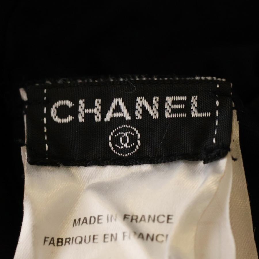 CHANELシャネル ココマーク ノースリーブ ブラック 美シルエット 高級感 CHANEL（シャネル） 美品 スポーツライン ワンピース ノースリーブ