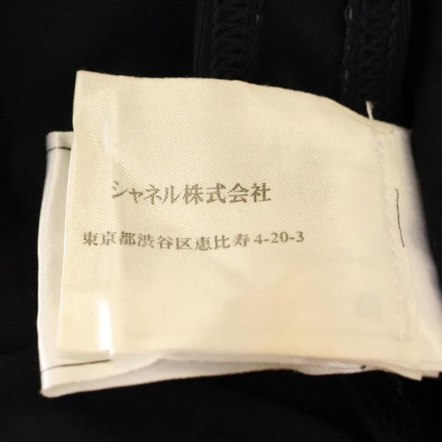 CHANELシャネル ココマーク ノースリーブ ブラック 美シルエット 高級感 CHANEL（シャネル） 美品 スポーツライン ワンピース ノースリーブ