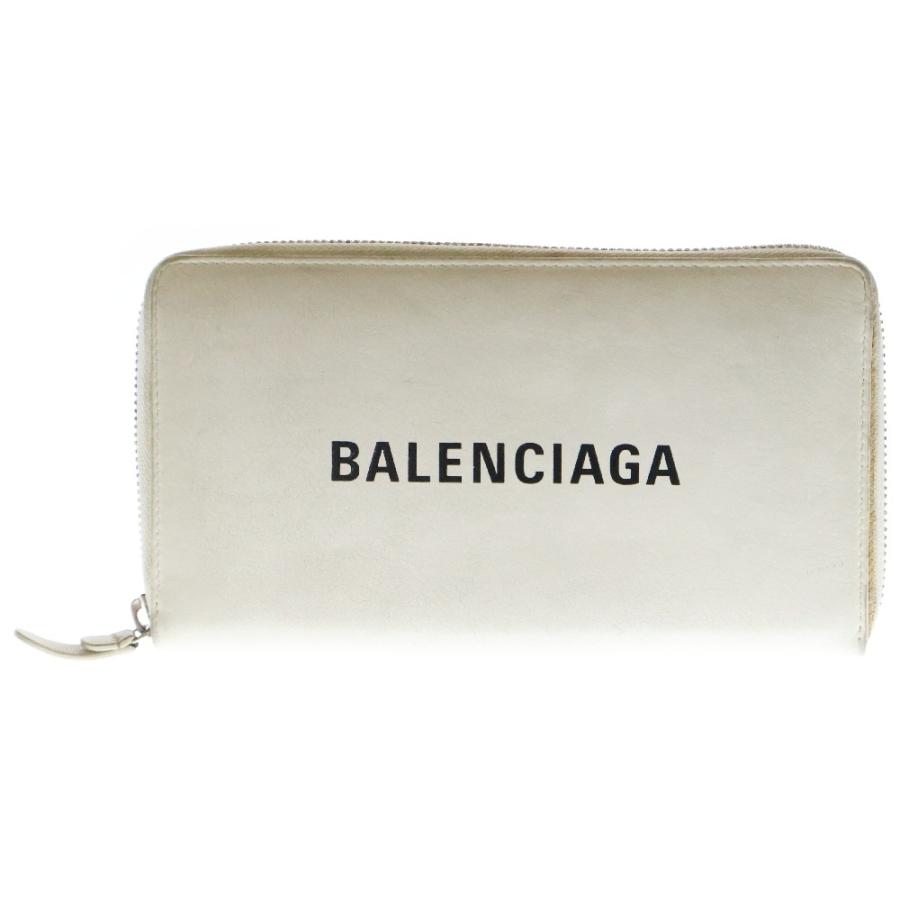 BALENCIAGA（バレンシアガ） ロゴデザイン コンチネンタルジップ 
