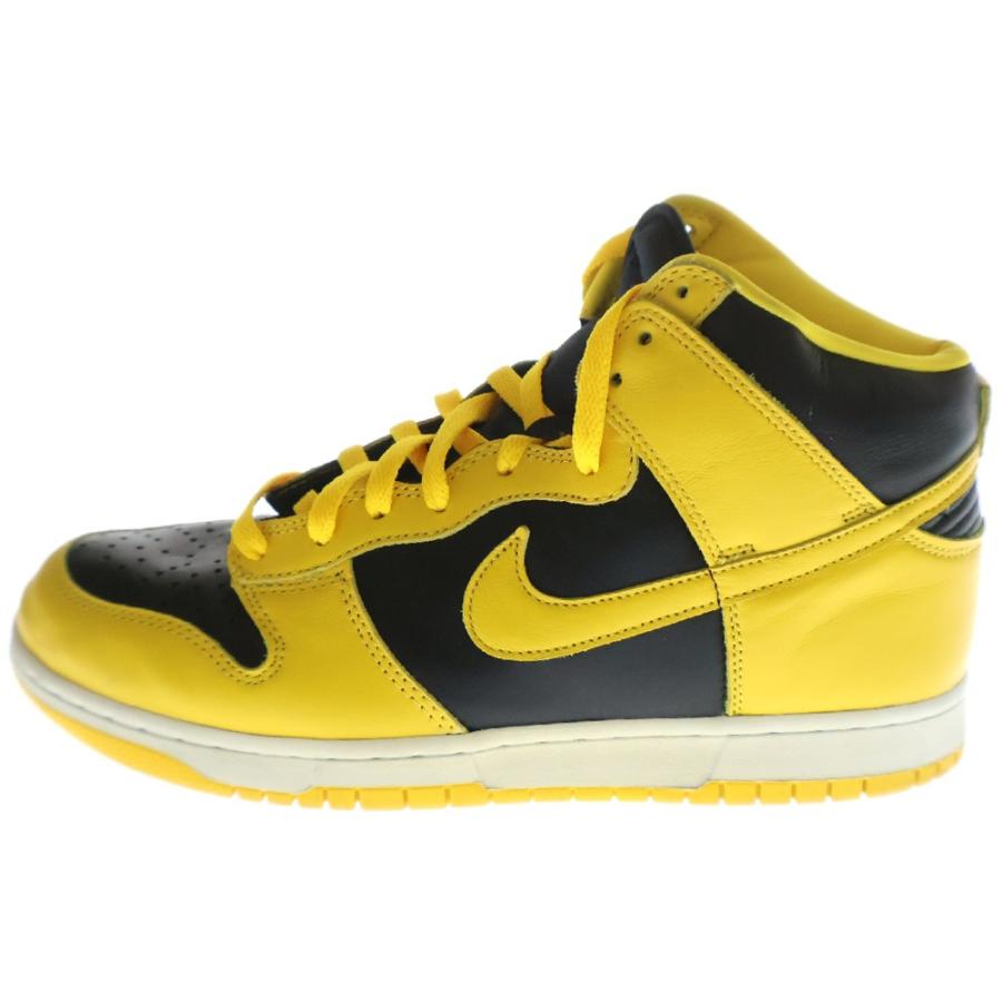 NIKE ナイキ Dunk High Black/Varsity Maize ダンクハイ