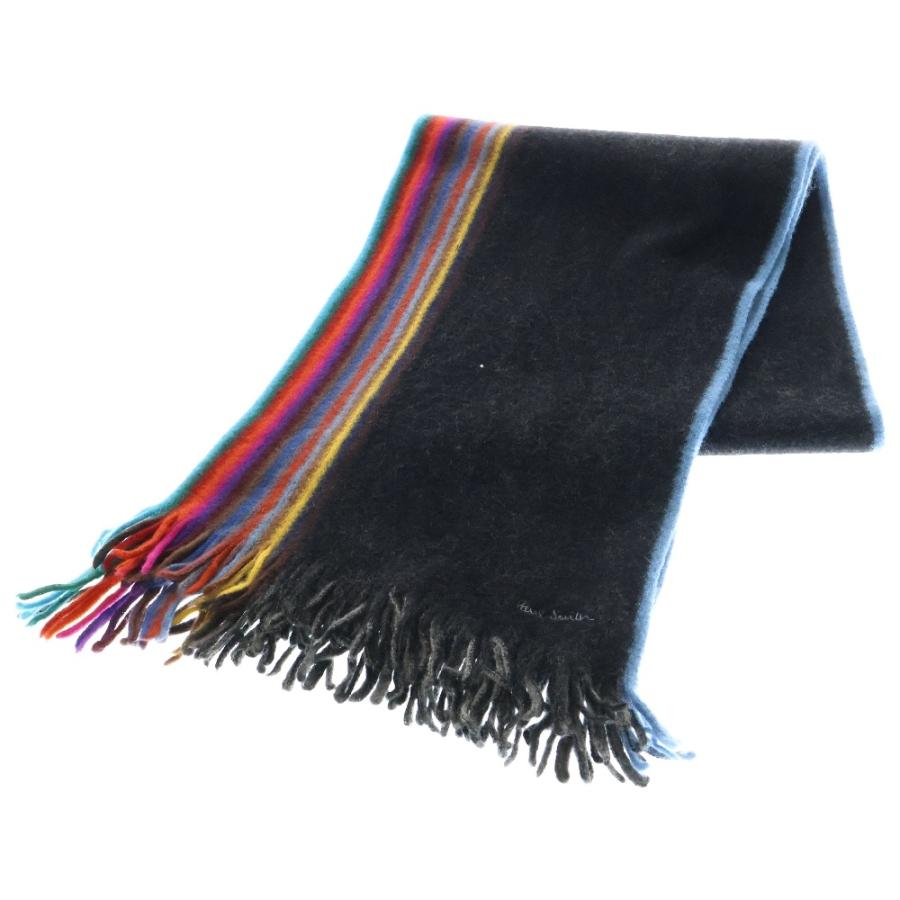 Paul Smith ポールスミス カラーストライプ ウール マフラー