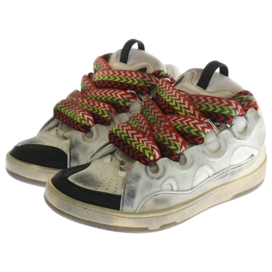 LANVIN ランバン LEATHER CURB ヴィンテージ加工 レザーカーブ