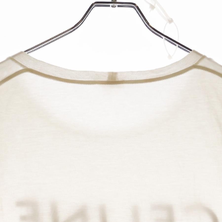 CELINE（セリーヌ） フロント ロゴプリント クルーネック半袖Tシャツ