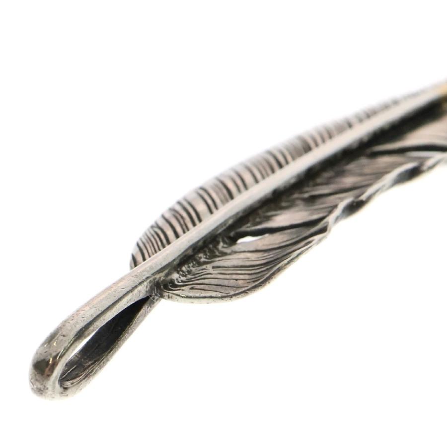 goro's（ゴローズ） 【オールド】先金特大フェザー 右向き ペンダント