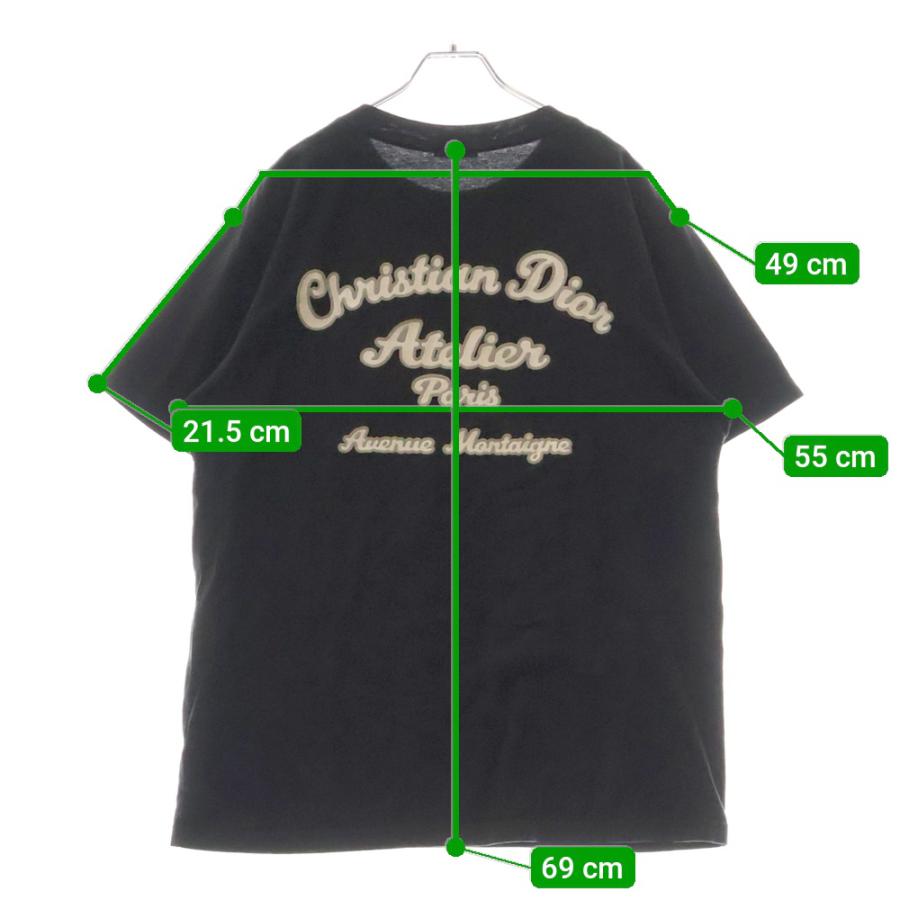 DIOR ディオール ATELIER TEE アトリエ 刺繍ロゴデザイン Tシャツ 半袖 