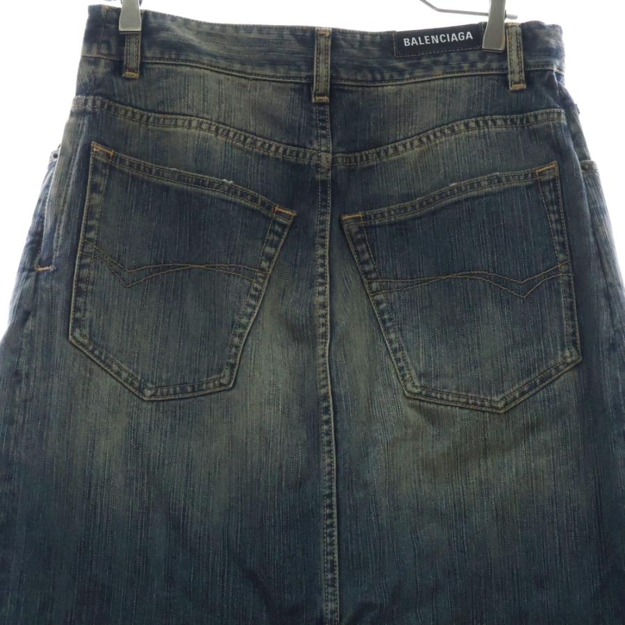 BALENCIAGA エプロンスカートデニムパンツ サイズM BALENCIAGA（バレンシアガ） エプロンスカート ドッキング デニム