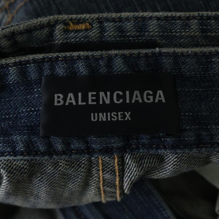 BALENCIAGA（バレンシアガ） エプロンスカート ドッキング デニム