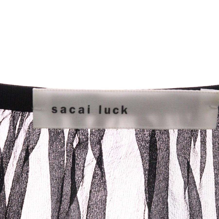 sacai luck（サカイラック） サカイ ラック 14SS バックシフォン切替