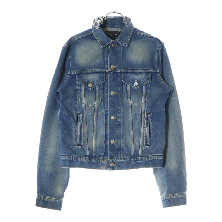 BALENCIAGAロゴデニムジャケット レディース34 試着のみ】バレンシアガBALENCIAGA swing デニムジャケット 34 - メルカリ