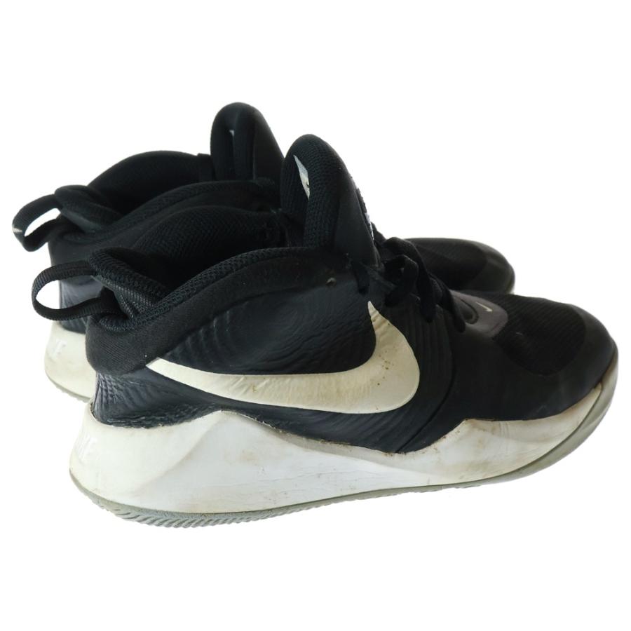 NIKE（ナイキ） Team Hustle メッシュハイカットスニーカー ブラック