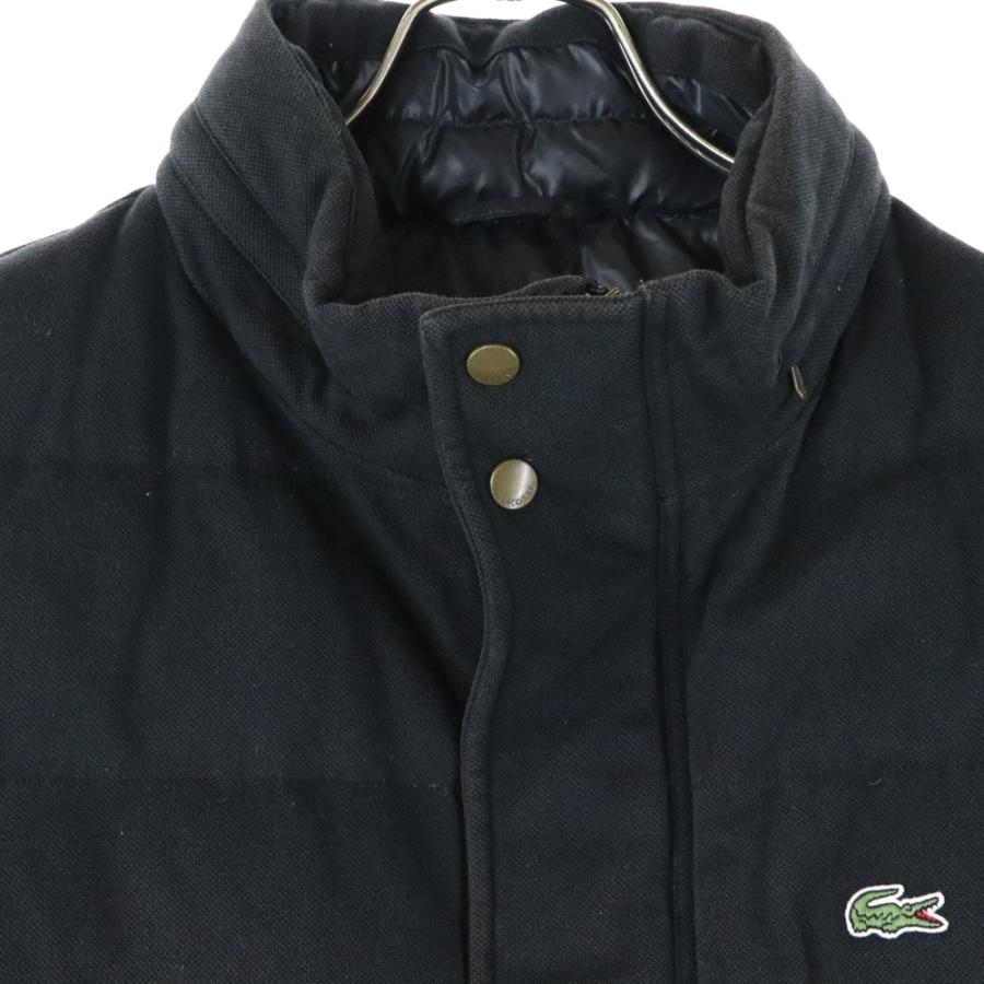 LACOSTE（ラコステ） Logo Cotton Pique Down Vest ロゴ刺繍パッチ