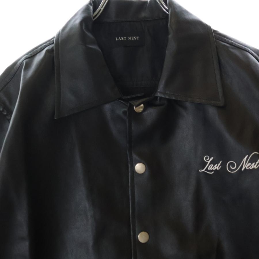 LAST NEST (ラスト ネスト) EMBROIDERED LOGO SHIRTS 刺しゅうロゴ
