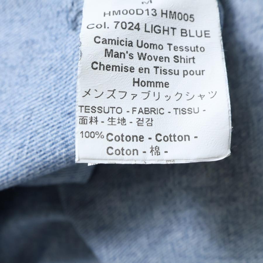 HED MAYNER（ヘドメイナー） 22AW DESTROYED DENIM SHIRT ダメージ加工