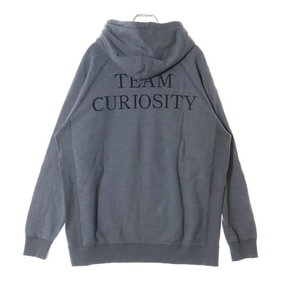 SEQUEL シークエル ロゴ3Dプリント プルオーバーパーカー グレー  