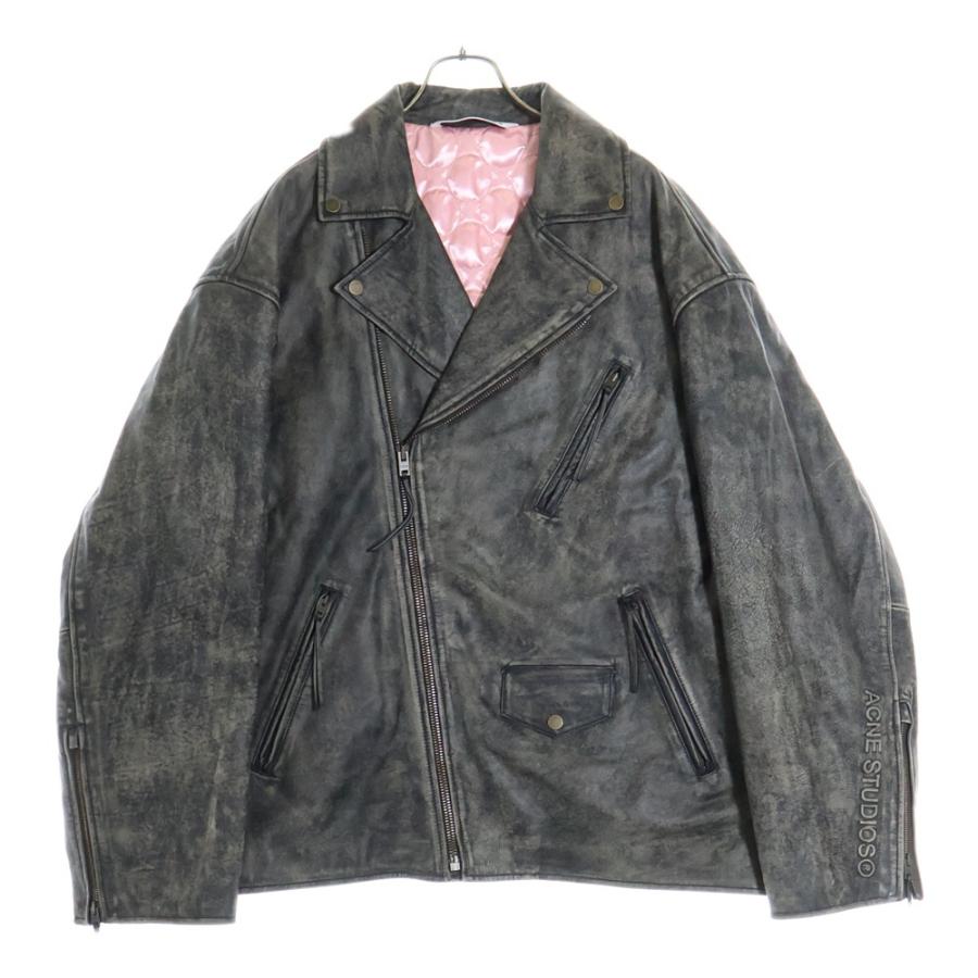 ACNE（アクネ） BIKER LEATHER JACKET バイカー レザージャケット FN