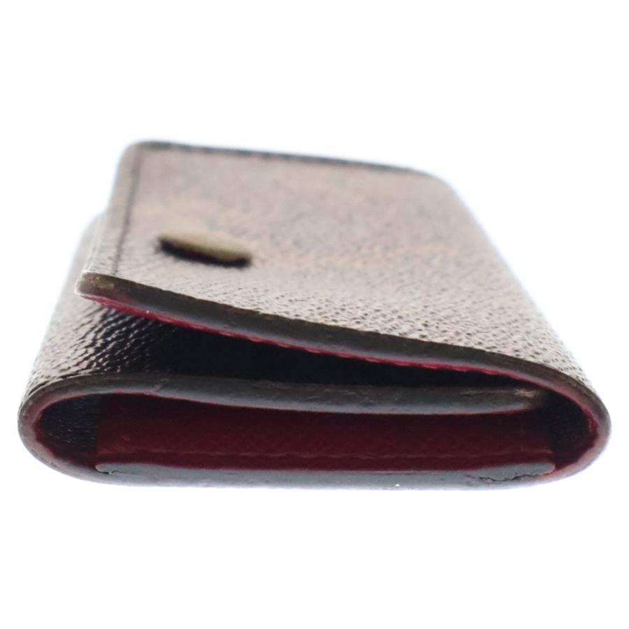 LOUIS VUITTON ルイヴィトン モノグラム ミュルティクレ4 PVC 4連キーケース ブラウン/フ―シャ M60705 LOUIS VUITTON (ルイヴィトン) モノグラム ミュルティクレ4 PVC 4連