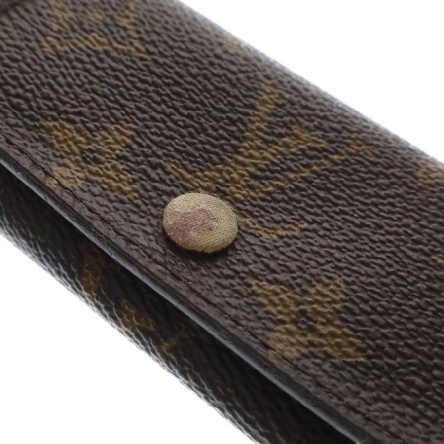 LOUIS VUITTON ルイヴィトン モノグラム ミュルティクレ4 PVC 4連キーケース ブラウン/フ―シャ M60705 LOUIS VUITTON (ルイヴィトン) モノグラム ミュルティクレ4 PVC 4連