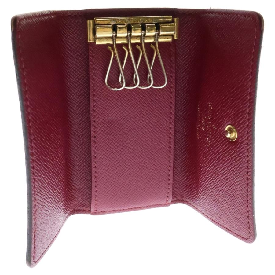 LOUIS VUITTON ルイヴィトン モノグラム ミュルティクレ4 PVC 4連キーケース ブラウン/フ―シャ M60705 LOUIS VUITTON ルイヴィトン モノグラム ミュルティクレ4 PVC 4連キー