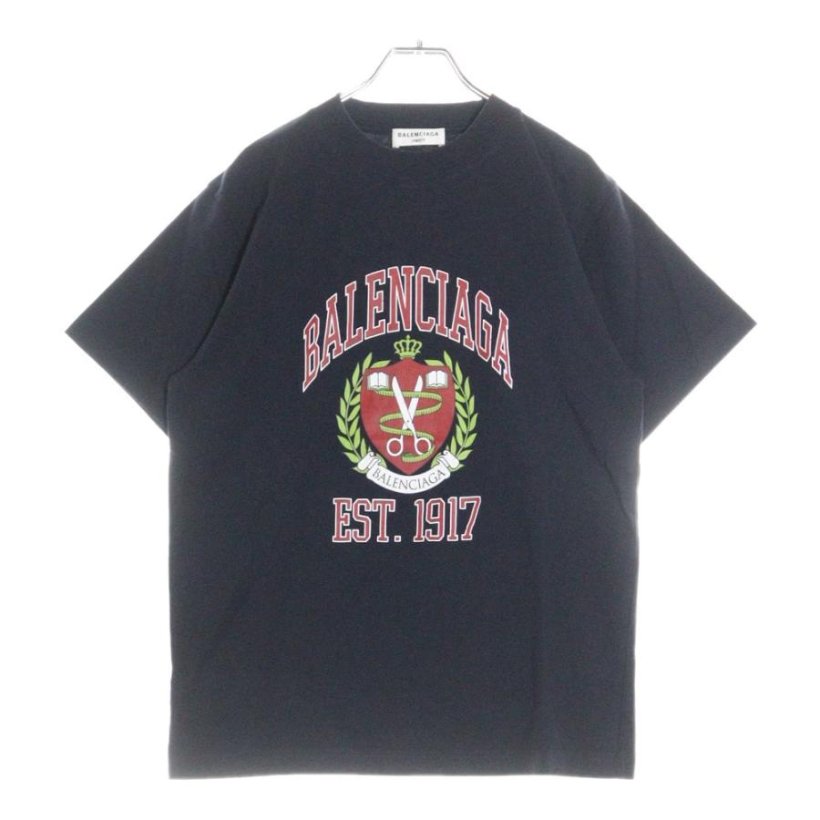 BALENCIAGA（バレンシアガ） カレッジロゴ フロントプリント 半袖