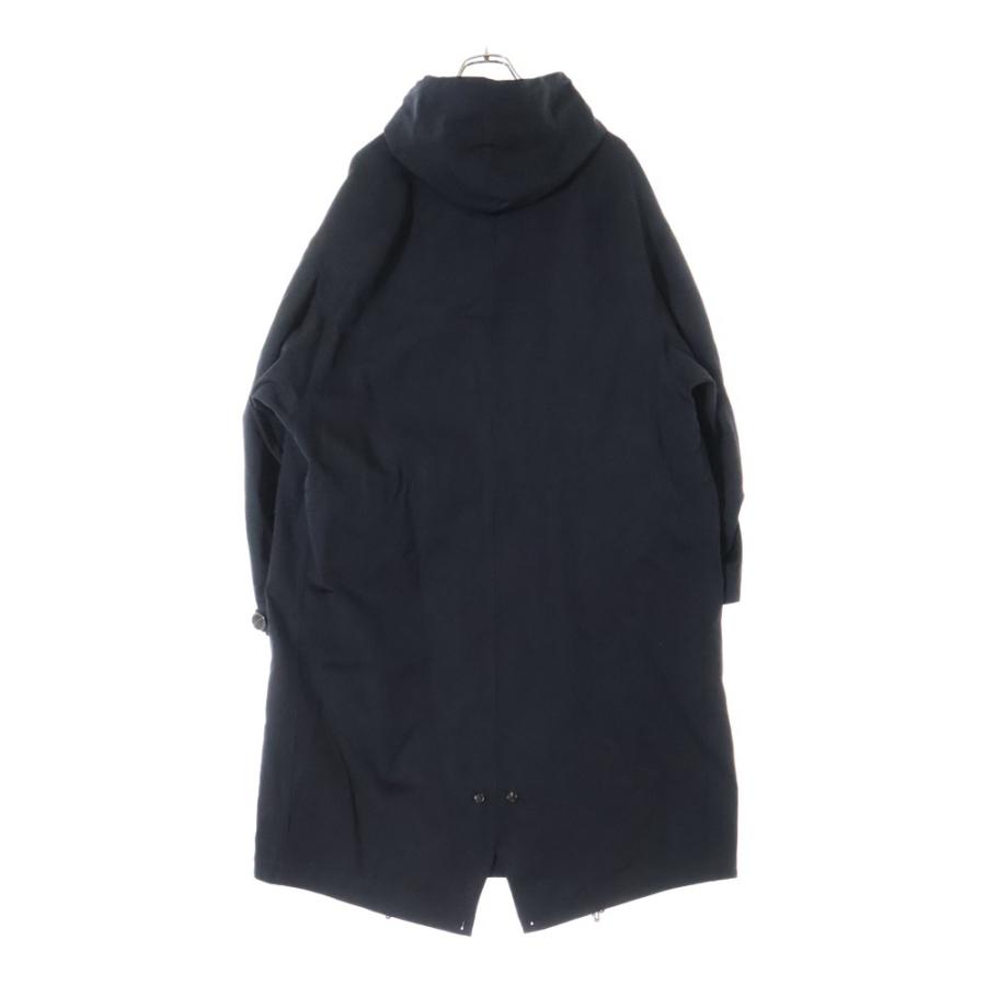 Ujoh 18SS ダブルジップ ギャザー ナイロン モッズコート 3 オールウェザーモッズコート《All Weather-Tex》 (7442721-06