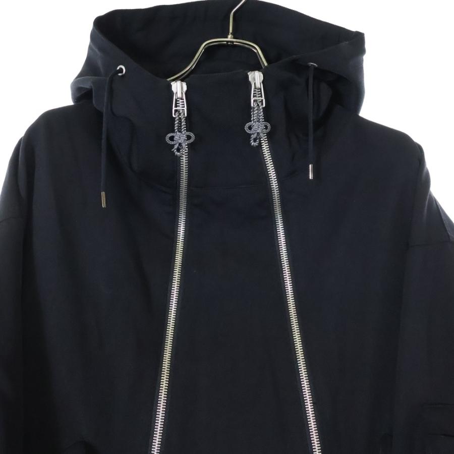 LES SIX(レシス) 23AW DOUBLE ZIP UP WOOL GABADINE MODS COAT ダブル