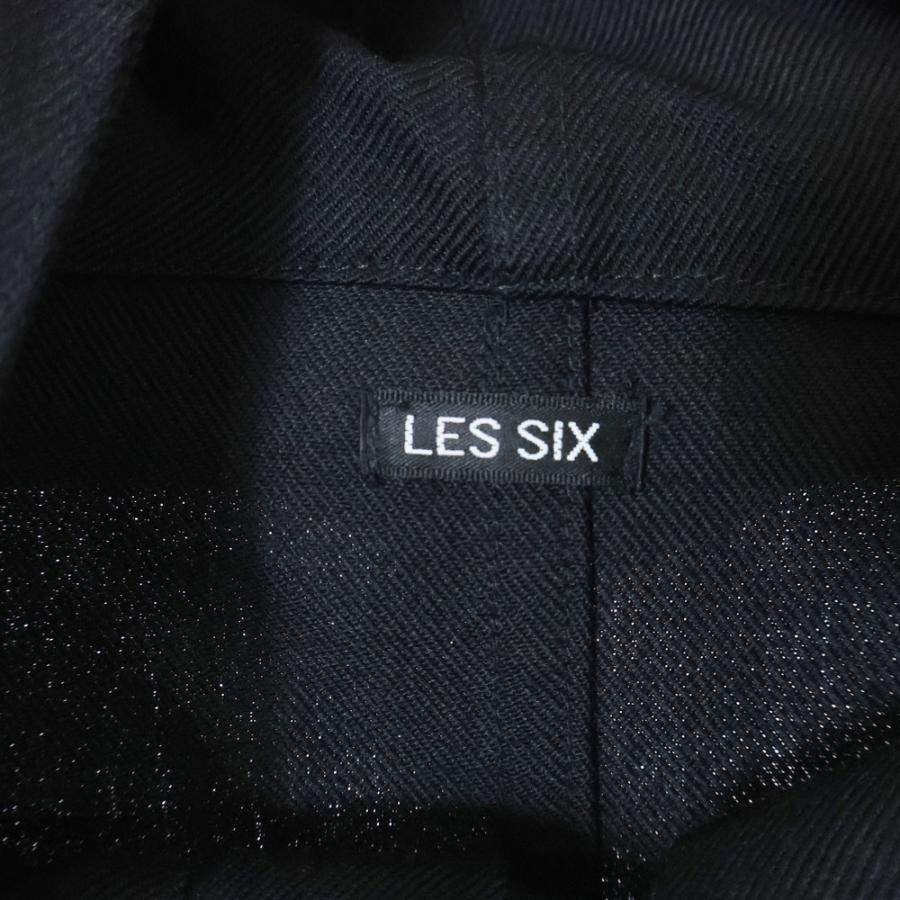 LES SIX(レシス) 23AW DOUBLE ZIP UP WOOL GABADINE MODS COAT ダブル