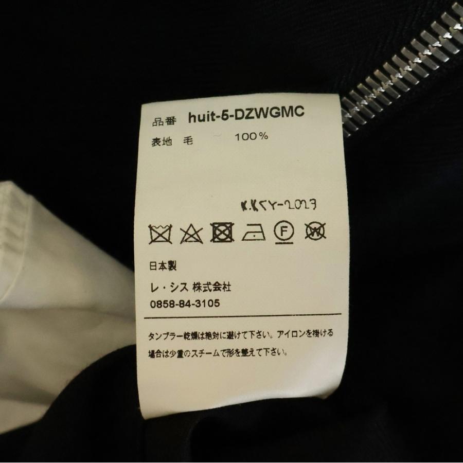 LES SIX(レシス) 23AW DOUBLE ZIP UP WOOL GABADINE MODS COAT ダブル
