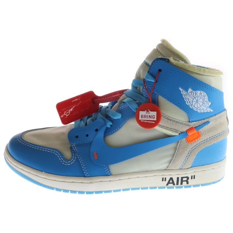NIKE ナイキ ×OFF-WHITE AIR JORDAN 1 POWDER BLUE UNC AQ0818-148  