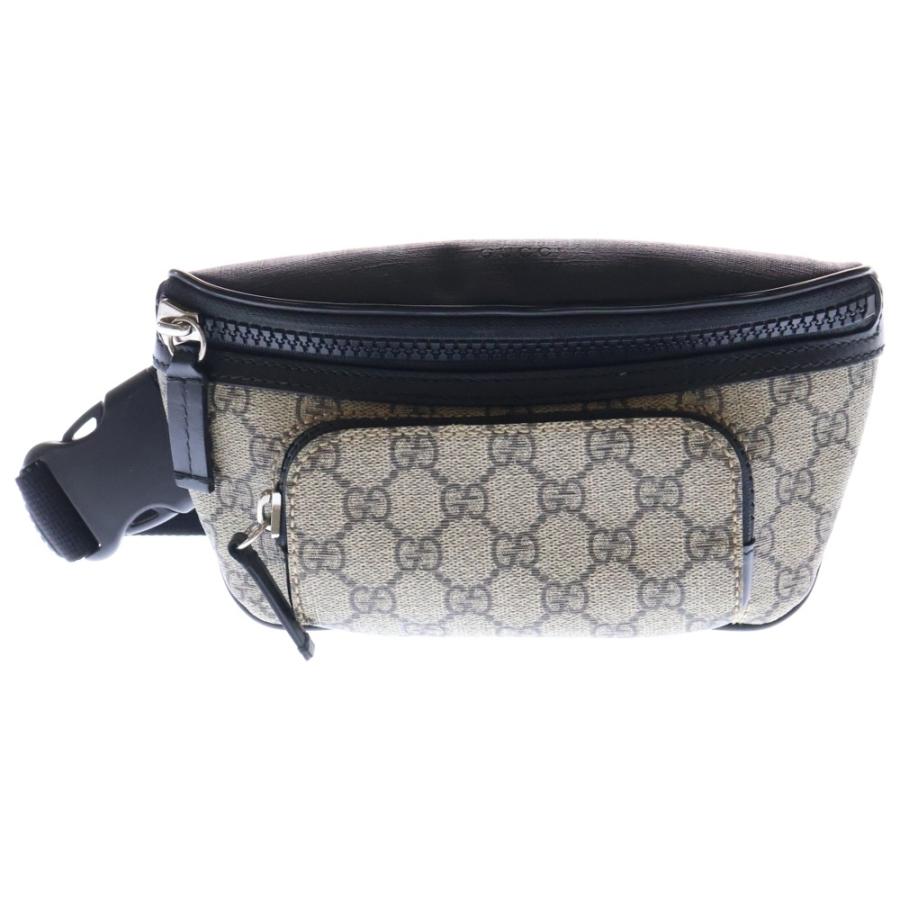 GUCCI グッチ GGスプリームキャンバス ウエストバッグ ブラウン 450946