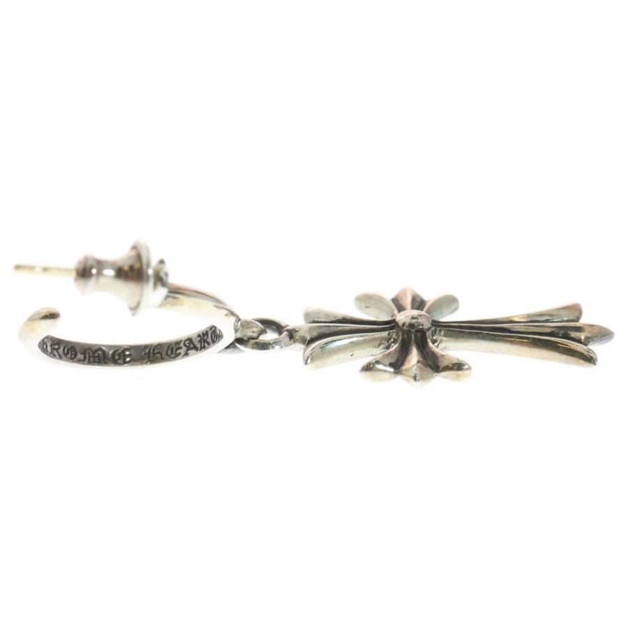 タイニー CH クロス フープピアス シルバー　（ノーブランド） CHROME HEARTS/クロムハーツ】 タイニーCHクロスフープ ピアス