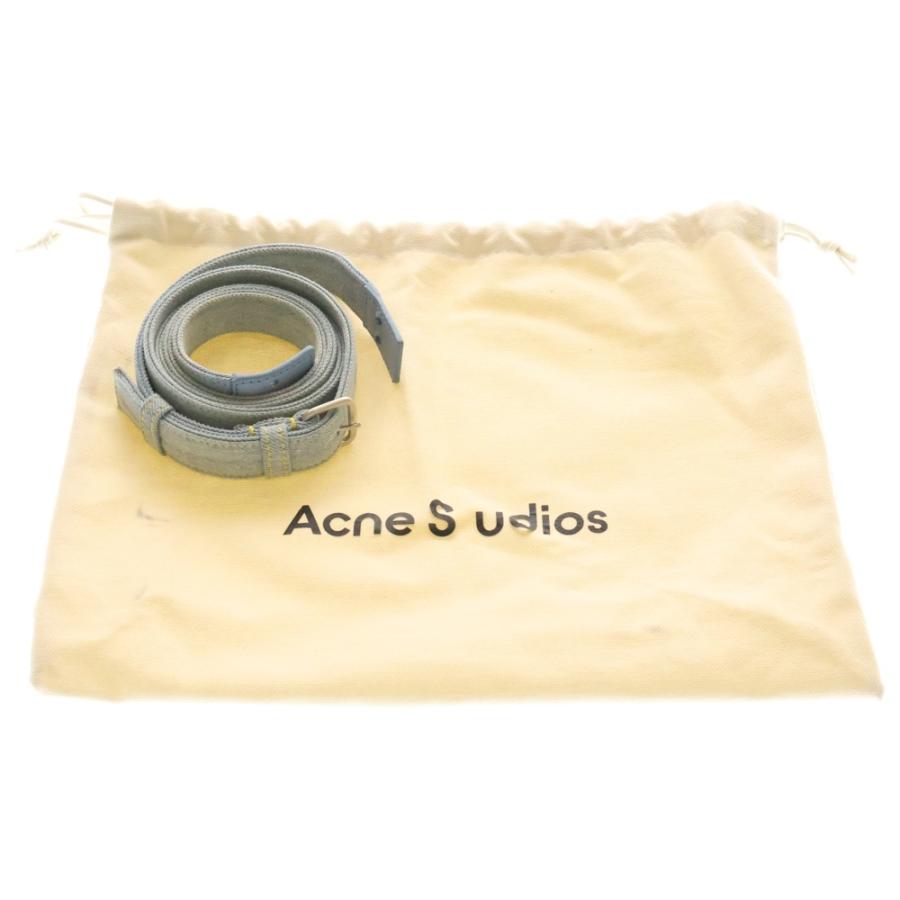 acne studios アクネストゥディオズ　デニム　バッグ Acne Studios レディース ロゴショルダートートバッグ の ブルー | LN-CC®