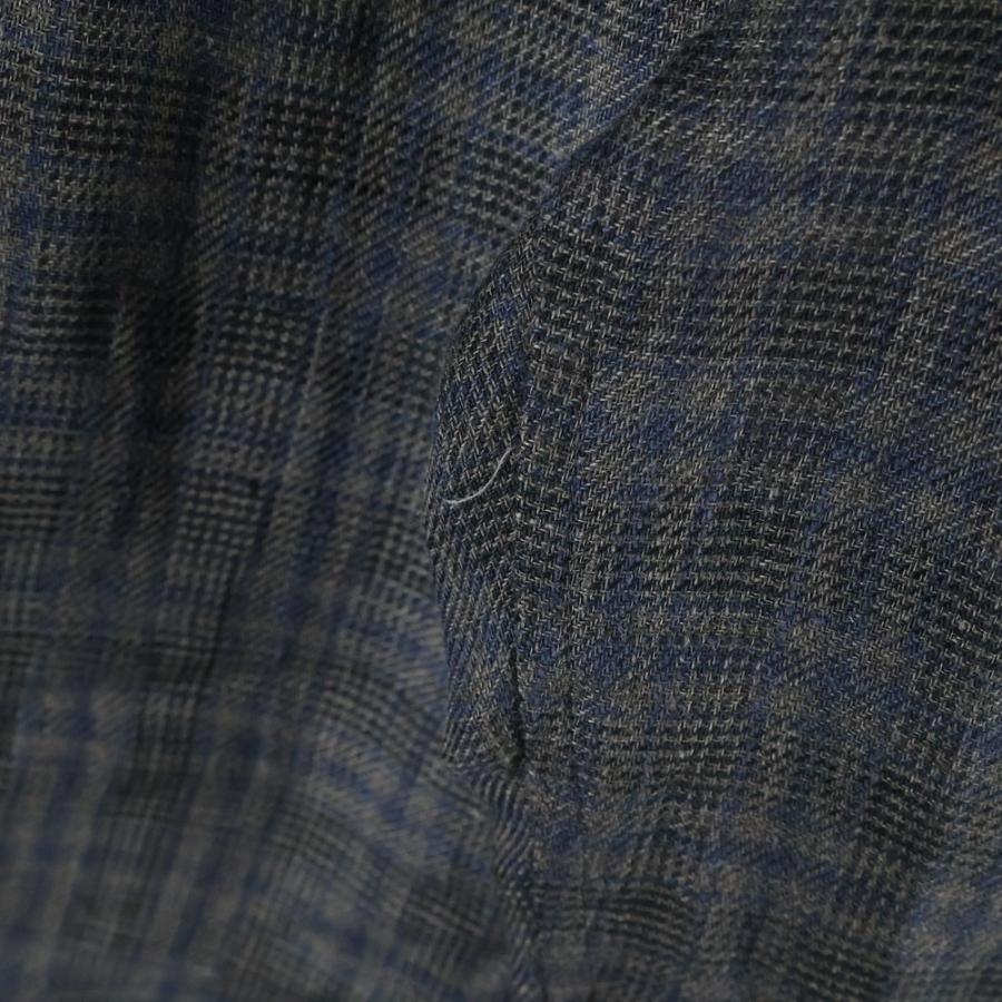 Y's for men（ワイズフォーメン） LINEN TWILL PLAID PANTS リネン