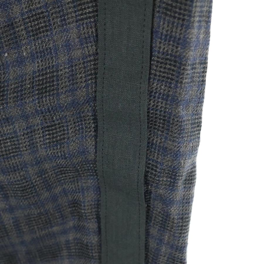Y's for men（ワイズフォーメン） LINEN TWILL PLAID PANTS リネン