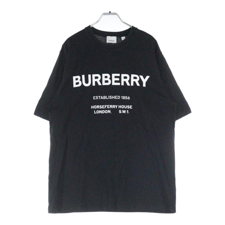 BURBERRY ロゴプリント 半袖Tシャツ BURBERRY バーバリー ロゴプリント 半袖クルーネックTシャツ