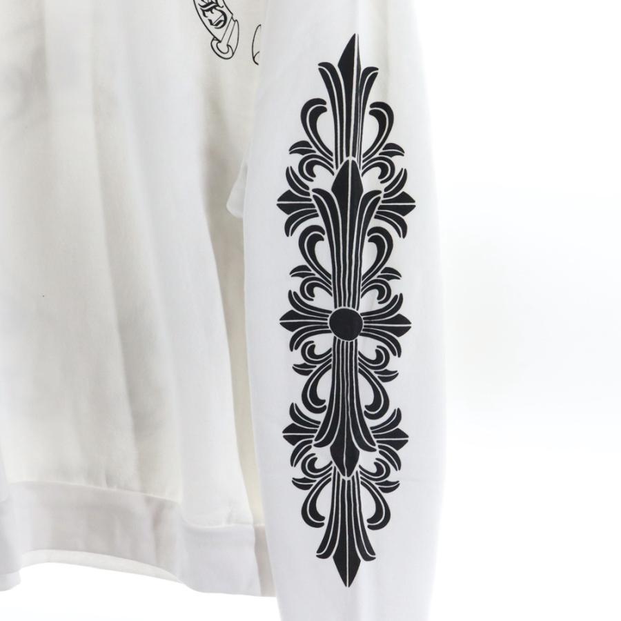 CHROME HEARTS ホワイトスウェット　ホースシュー クロムハーツ 白柄ホースシュースクプトロゴスウェットパンツ