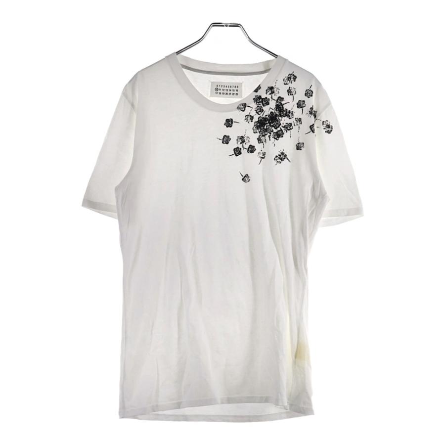 マルタンマルジェラ　転写カットソー Maison Martin Margiela メゾンマルタンマルジェラ ローズ転写プリント
