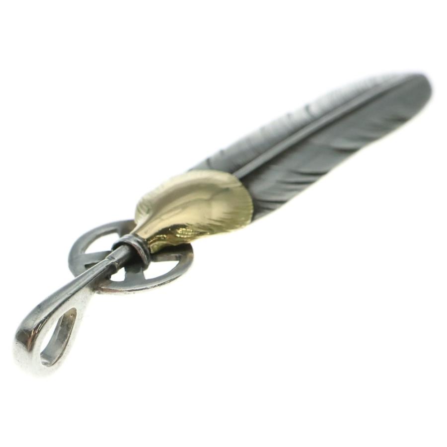 goro's（ゴローズ） ハートホイールフェザー大 ペンダントトップ