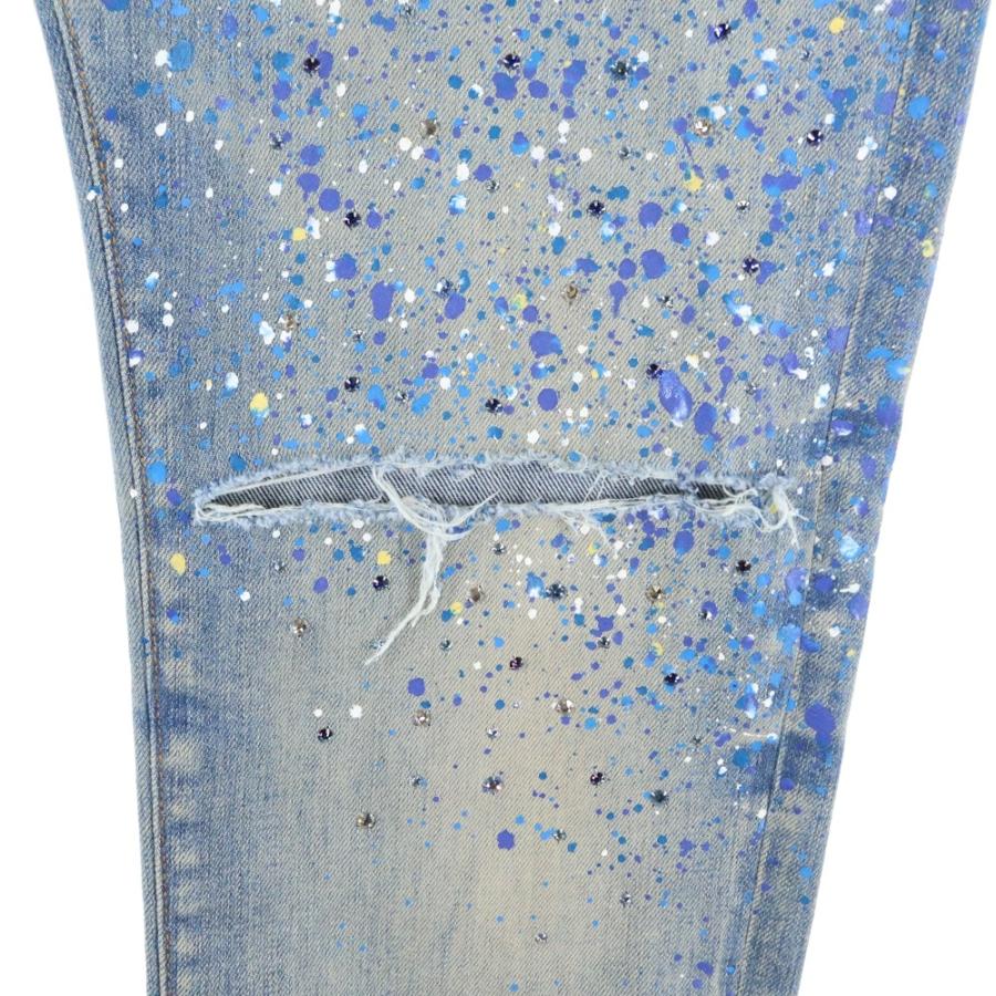 AMIRI（アミリ） Crystal Painter Jean クリスタル ペイント ボタン