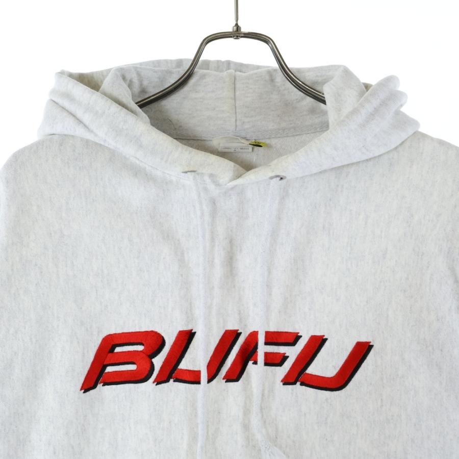 NO BRAND ノーブランド DUMMY YUMMY BUFU PULL OVER HOODIE フロント 