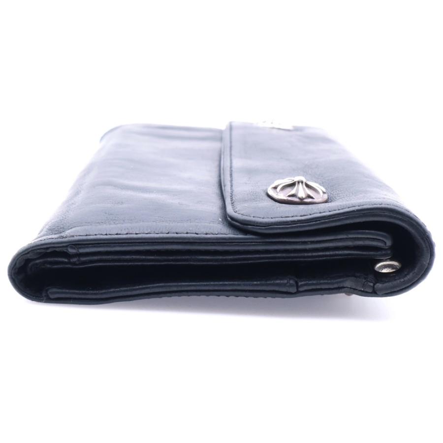 CHROME HEARTS（クロムハーツ） WAVE ウェーブ レザーウォレット 財布