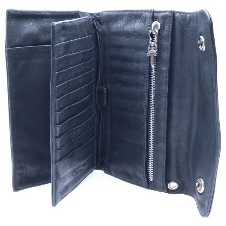 CHROME HEARTS（クロムハーツ） WAVE ウェーブ レザーウォレット 財布