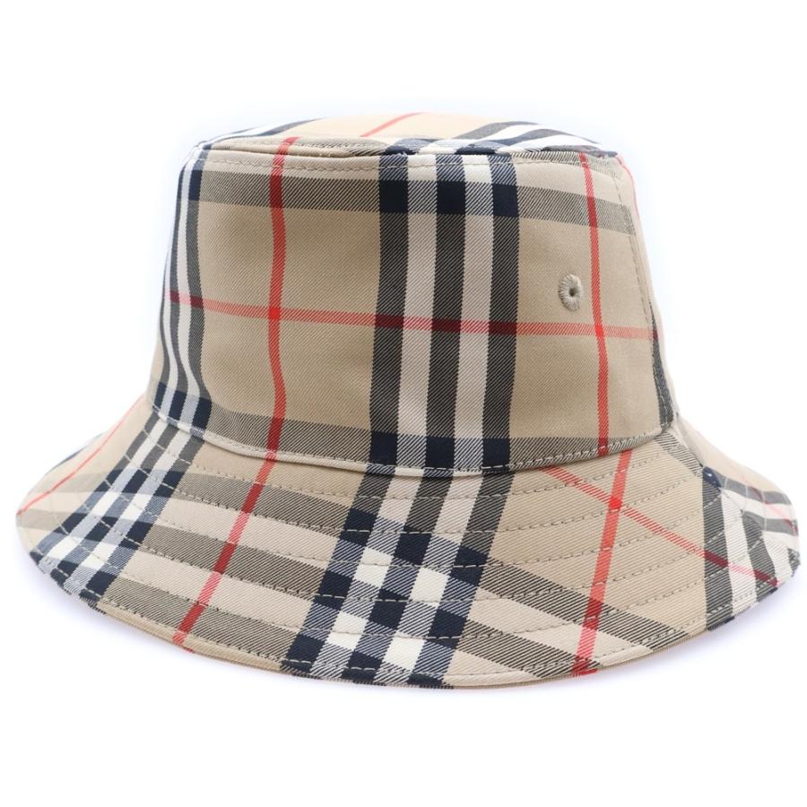 【美品Burberry バーバリー バケットハット ノバチェック ベージュ 帽子 BURBERRY（バーバリー） ノバチェック バケットハット 帽子 ベージュ